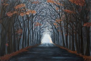 Late Autumn - print on canvas